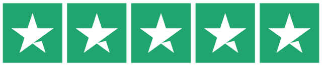 5 star Trustpilot rating